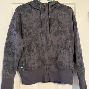 Old Navy Active Charcoal Zip-Up Hoodie- medium